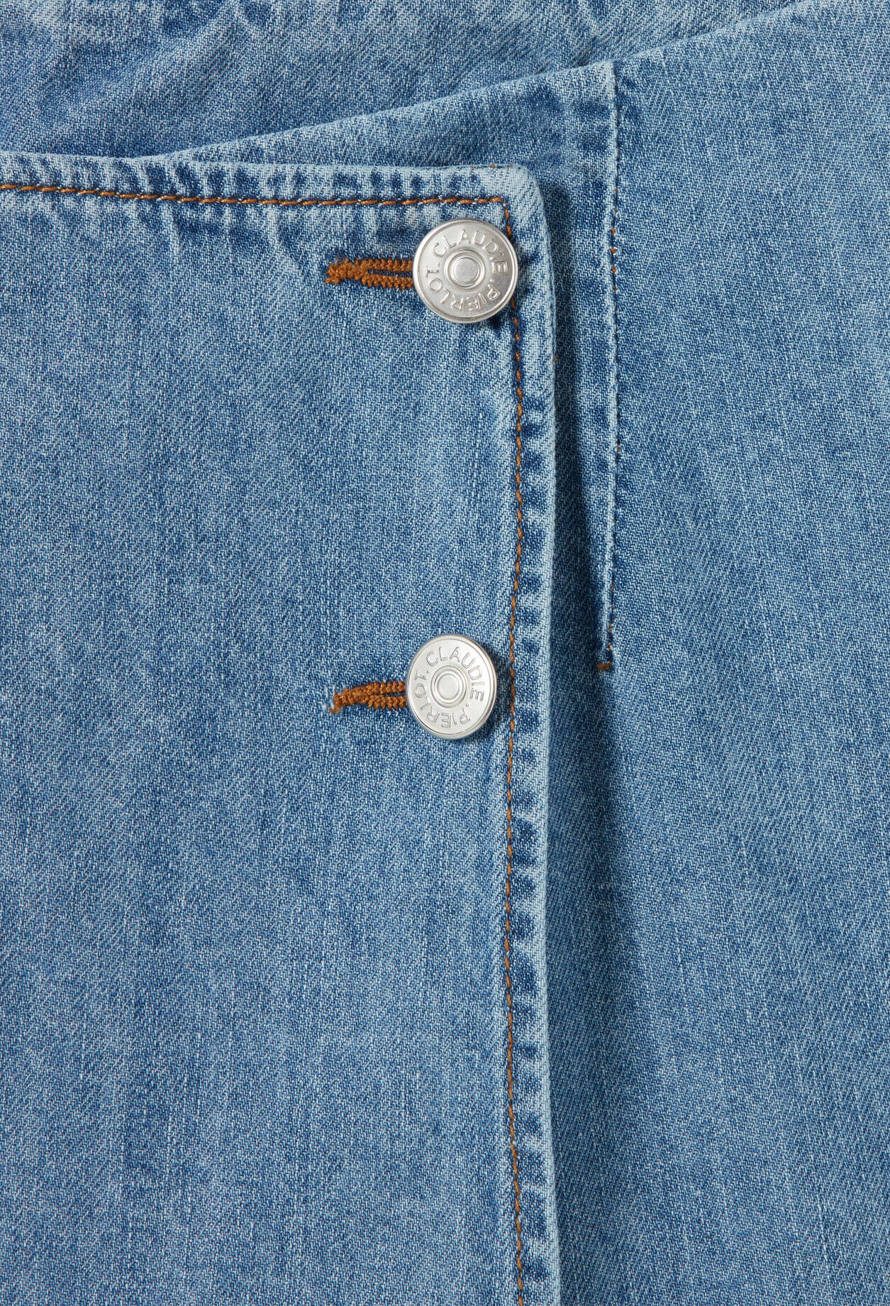 Jupe short denim