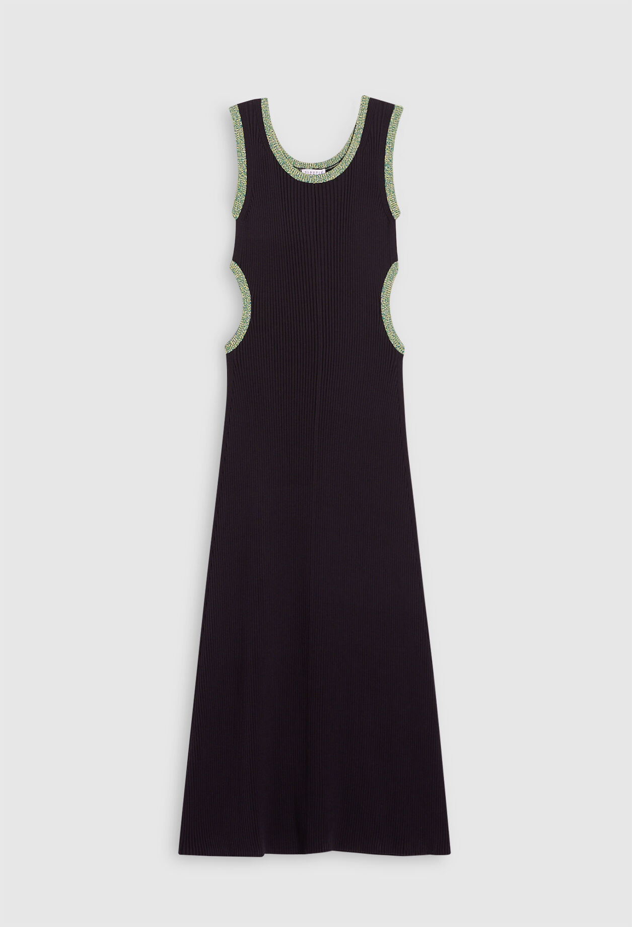 Robe longue en maille