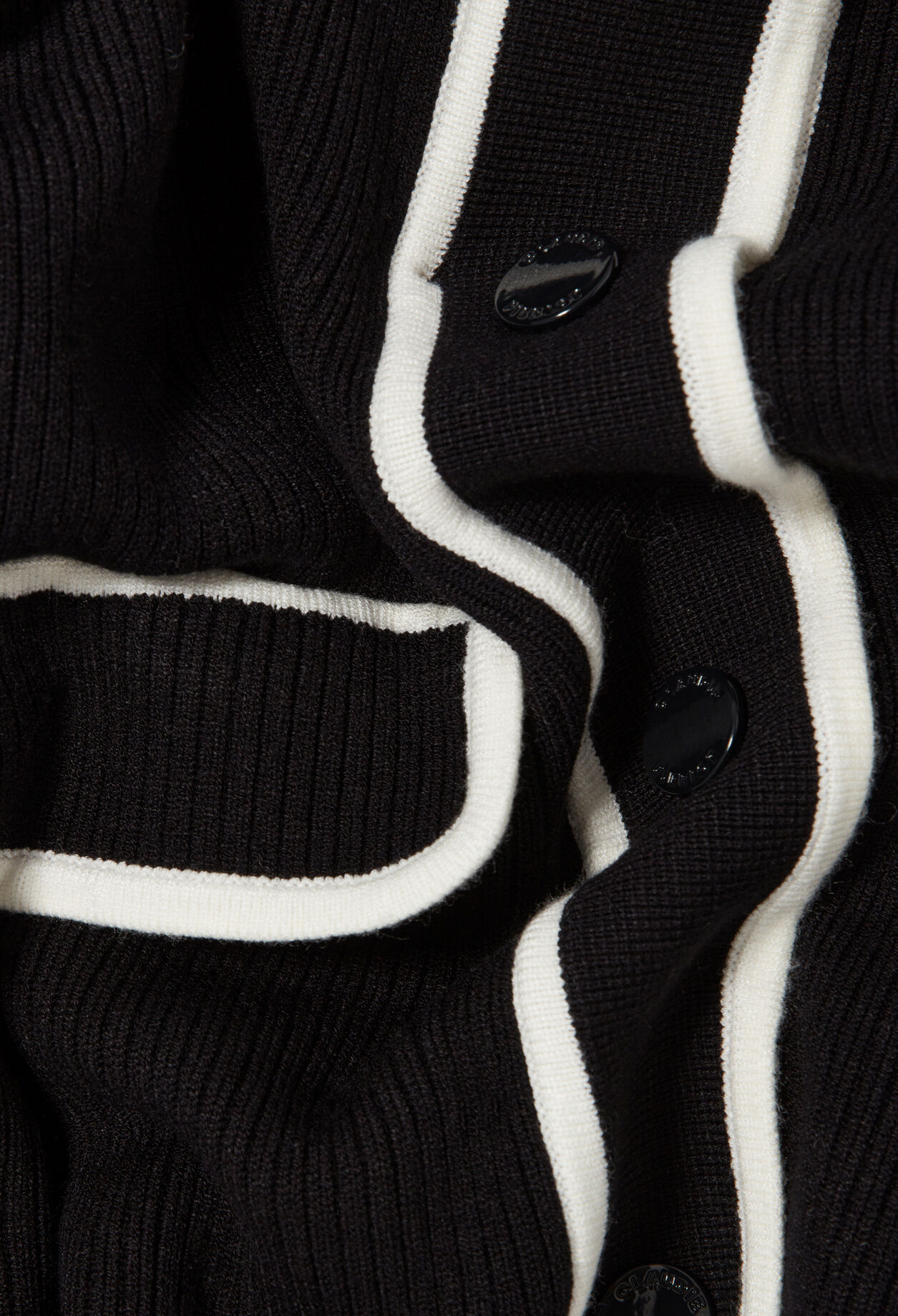 Cardigan épais bicolore