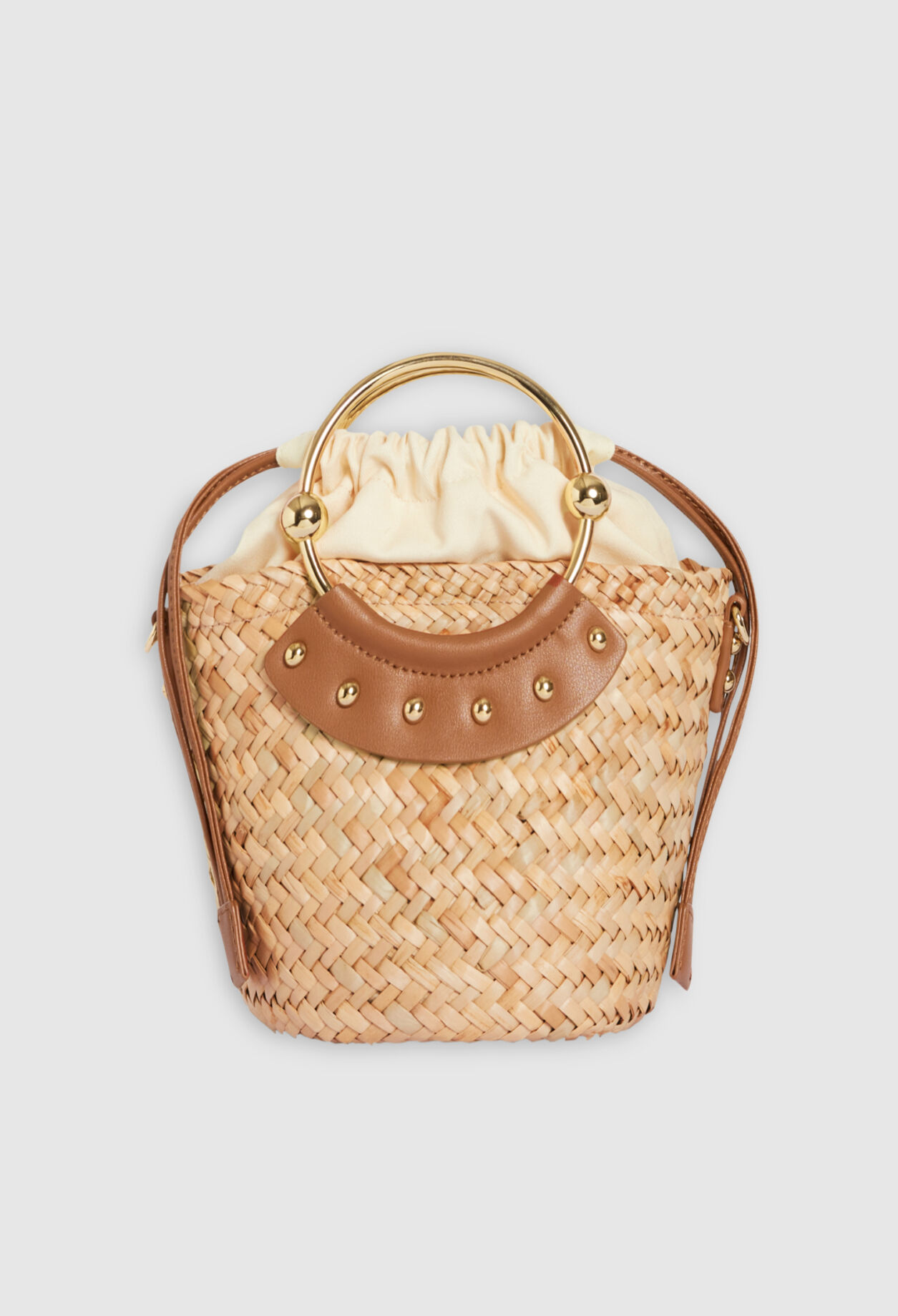 Mini panier Abeille paille