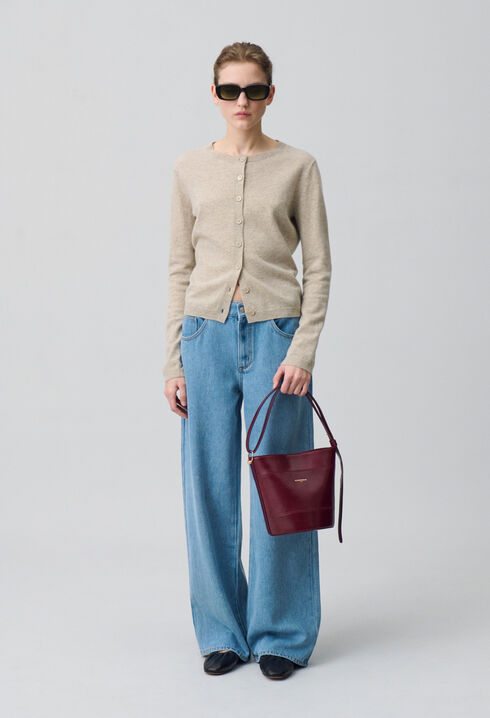 Sac Solveig seau cuir