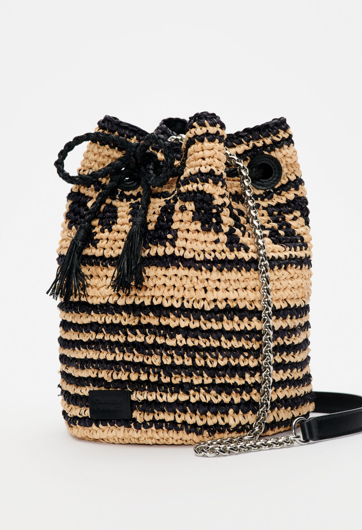 Raffia handbag
