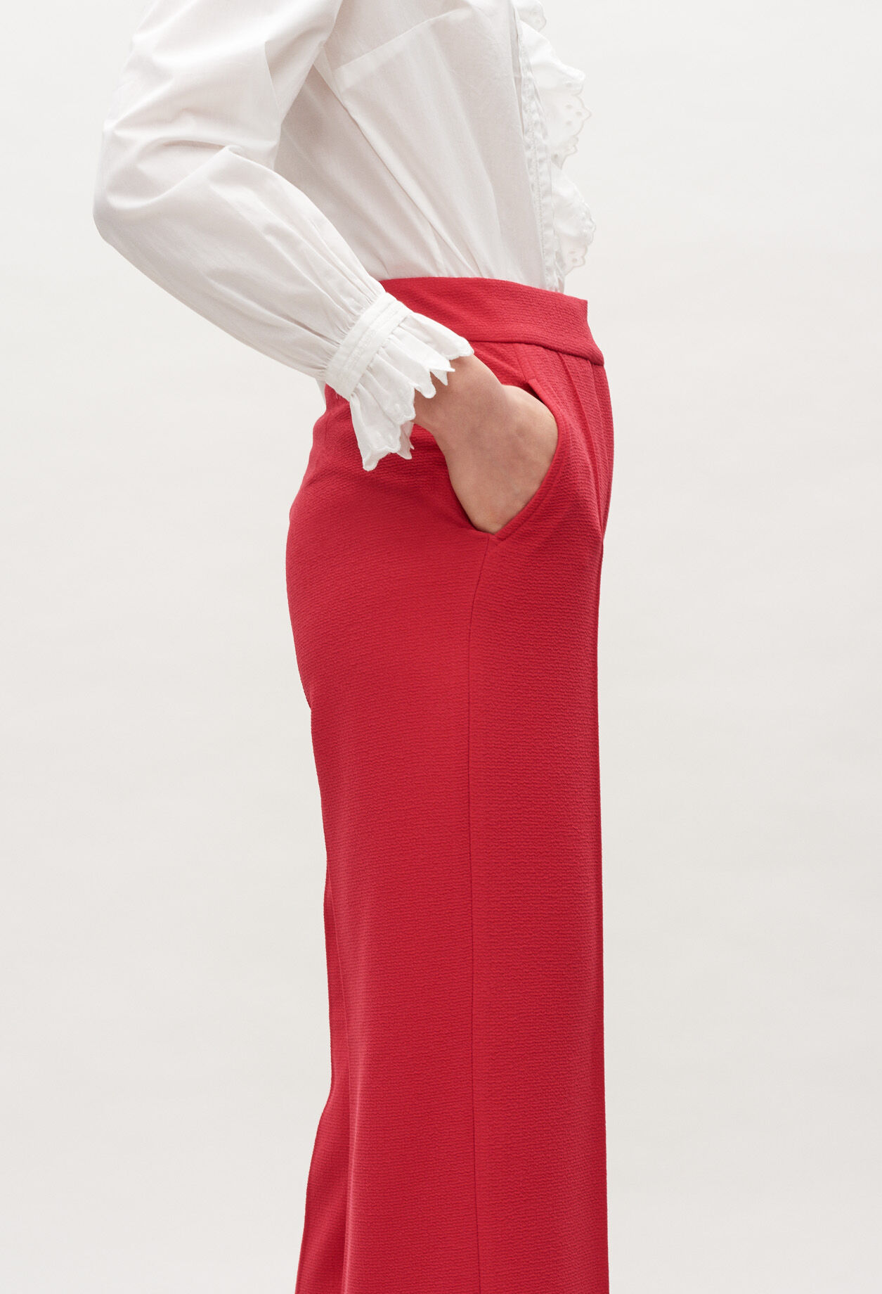 Pantalon tailleur flare