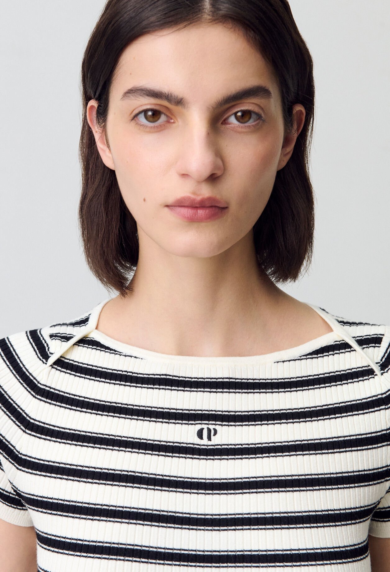 Top marinière maille fine