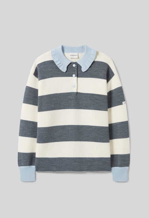 Striped Polo Jumper