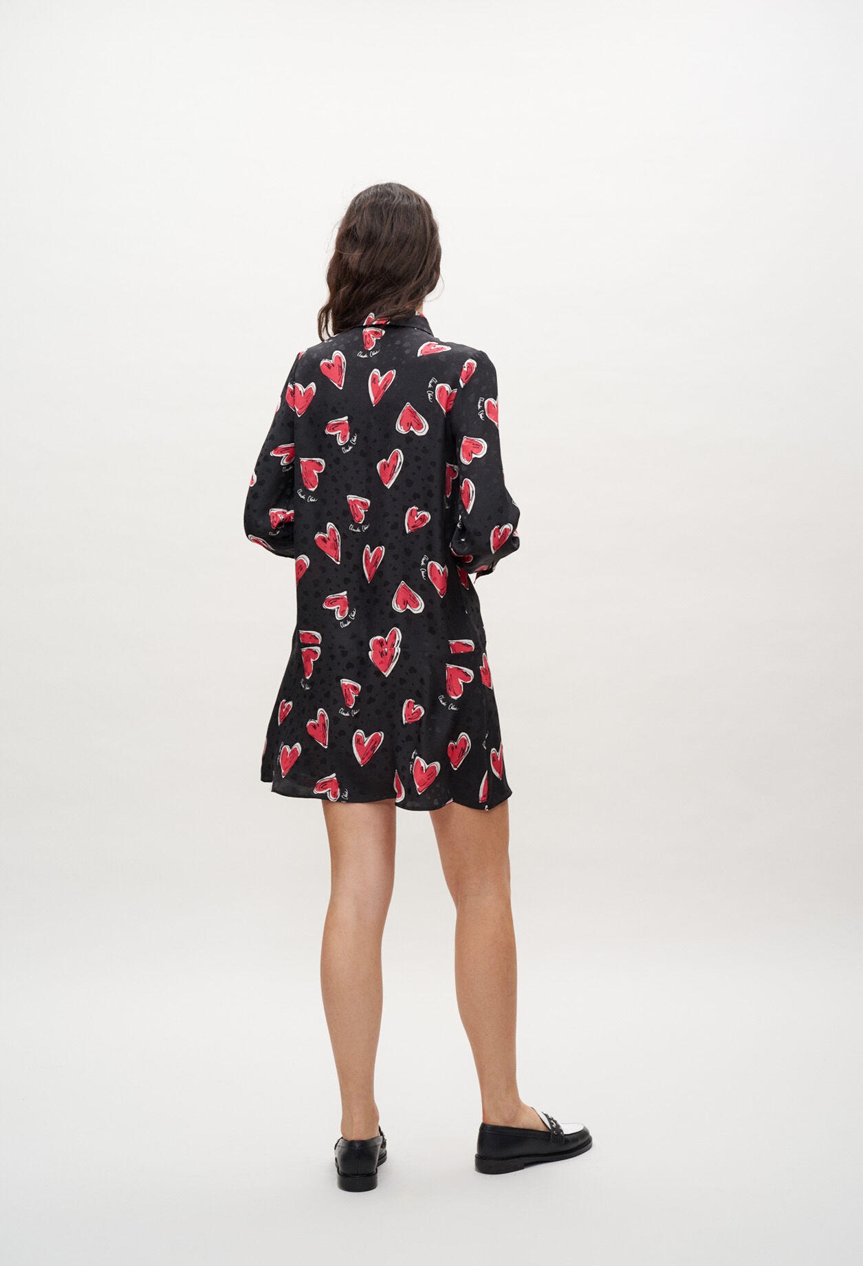 Gemustertes Hemdkleid