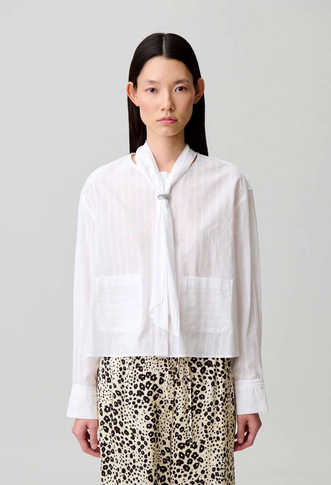 Striped cotton shirt