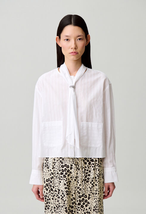 Chemise coton rayures