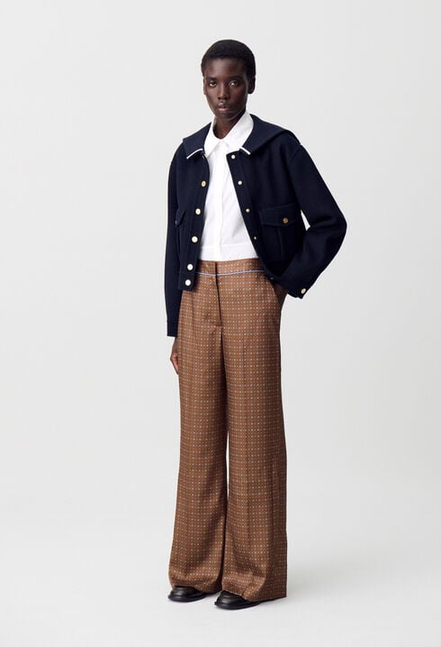 Pantalon fluide imprimé