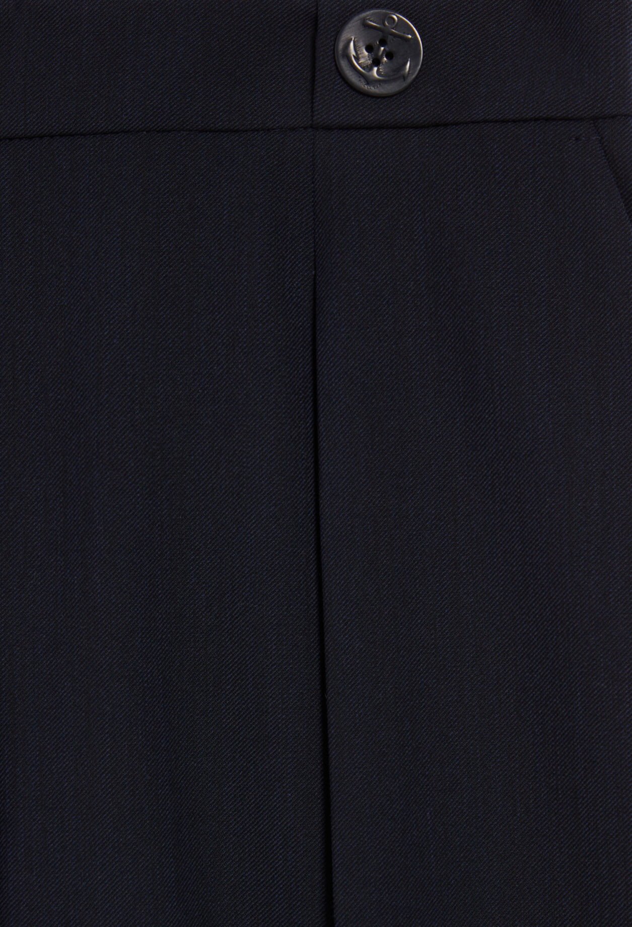 Bermuda gerader Beinschnitt Marineblau