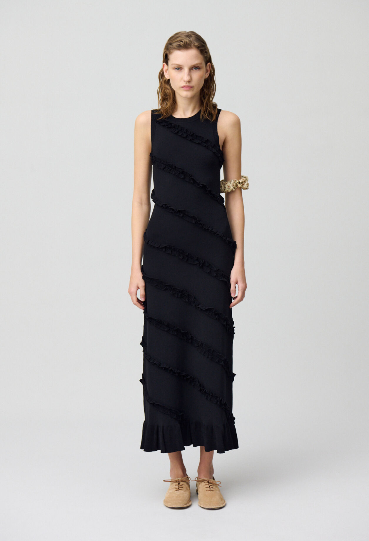 Robe longue fine maille