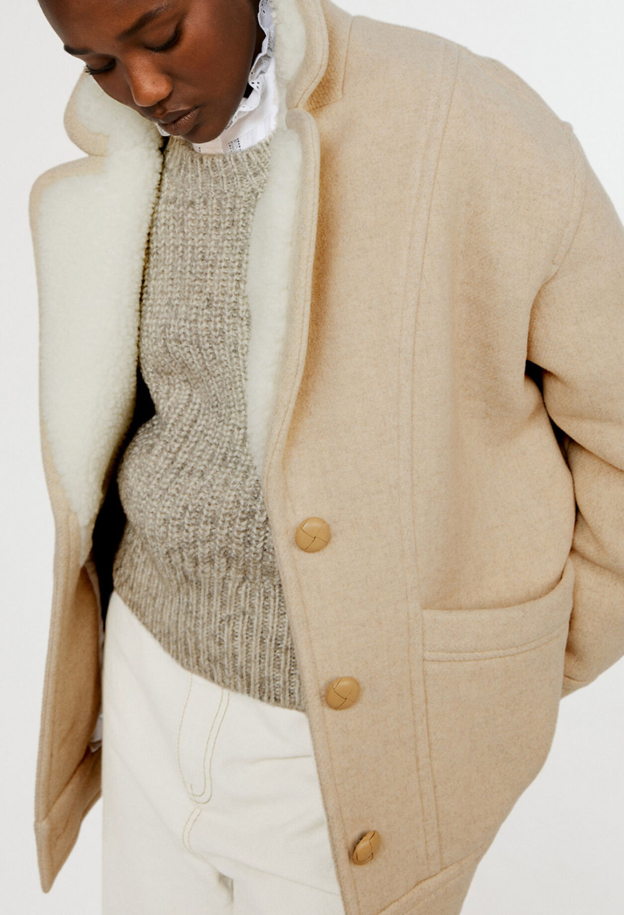 Manteau en laine