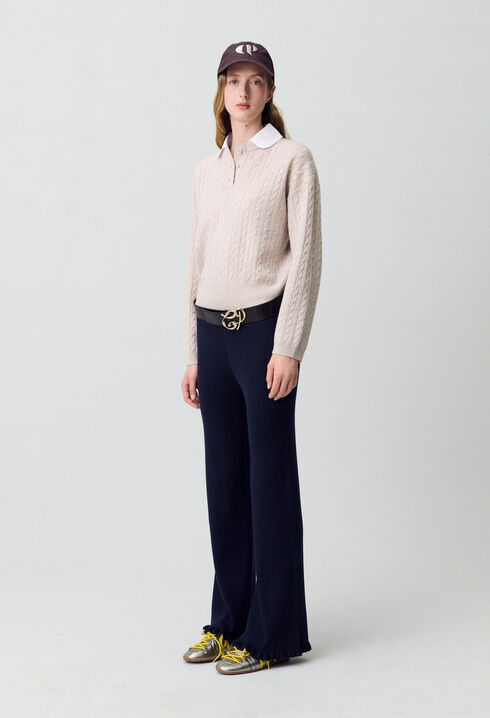 Pull col claudine