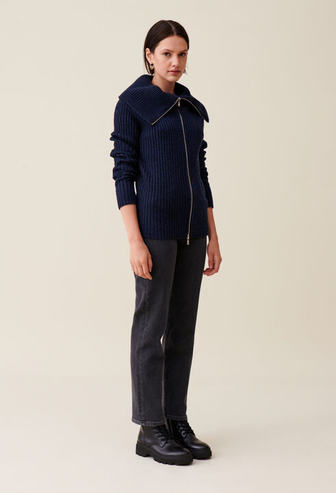 Pull maille col camionneur