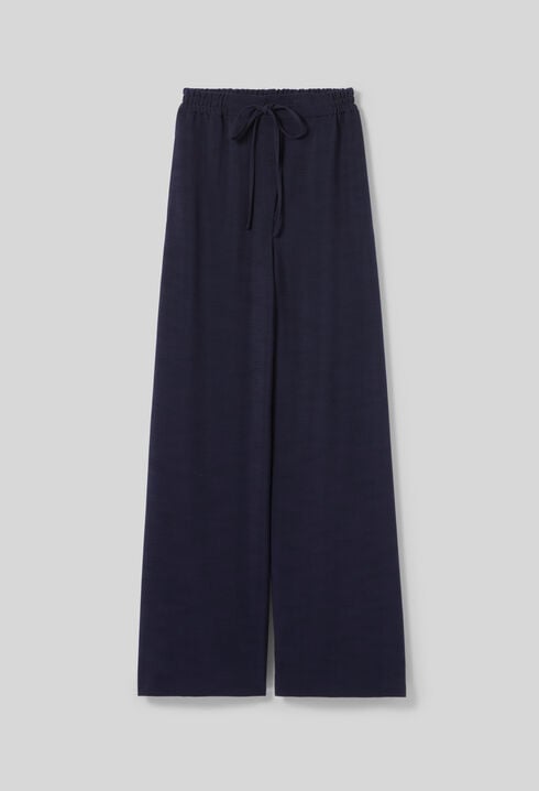 String wide-leg trousers