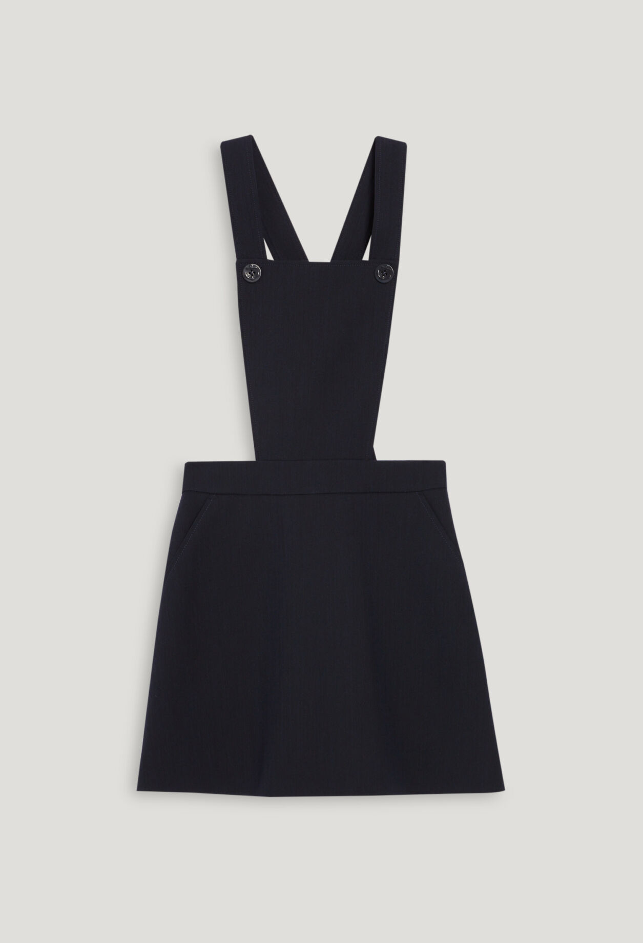 Robe courte bretelles marine