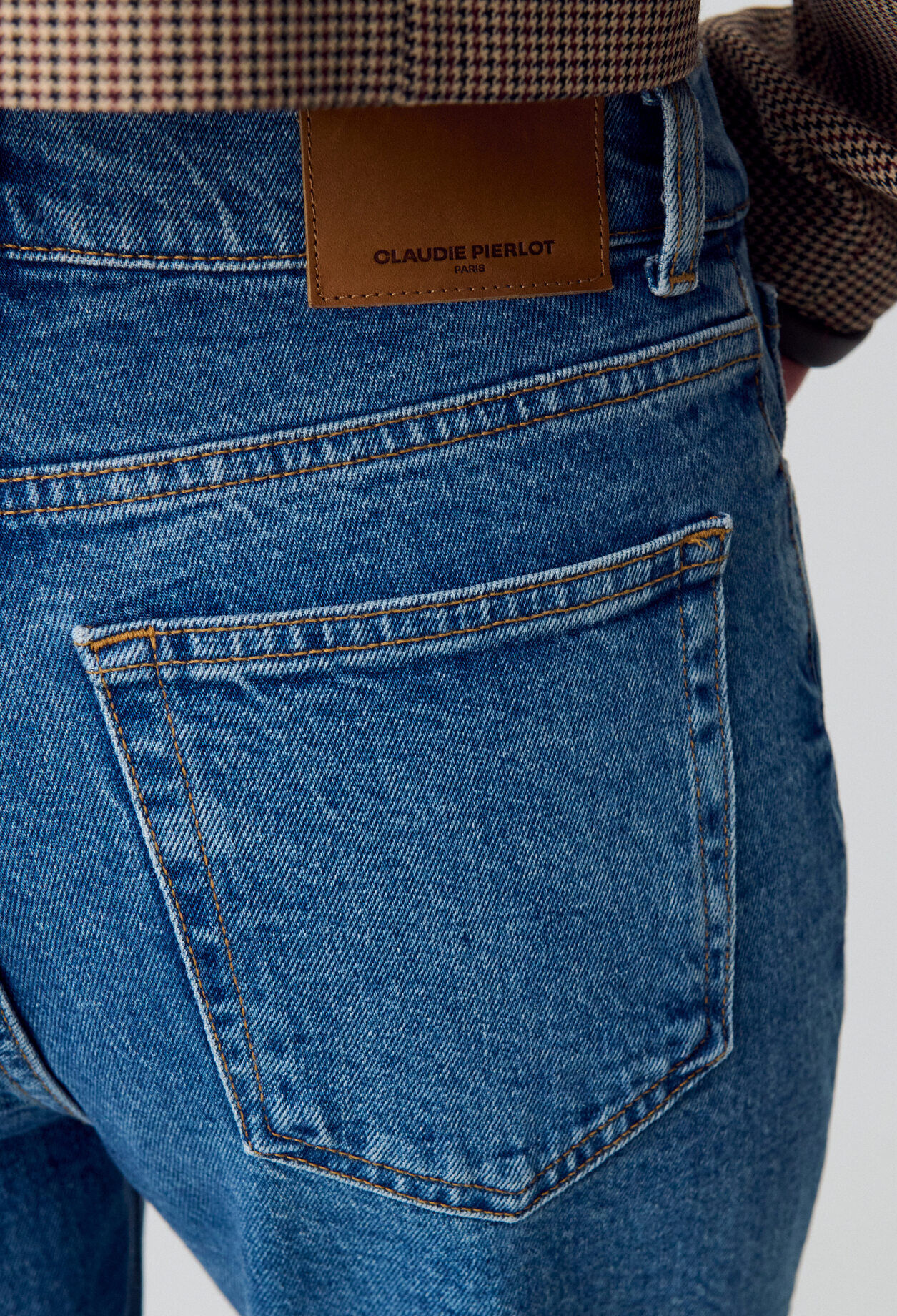 Jeans Toto slim 7/8 blau verwaschen