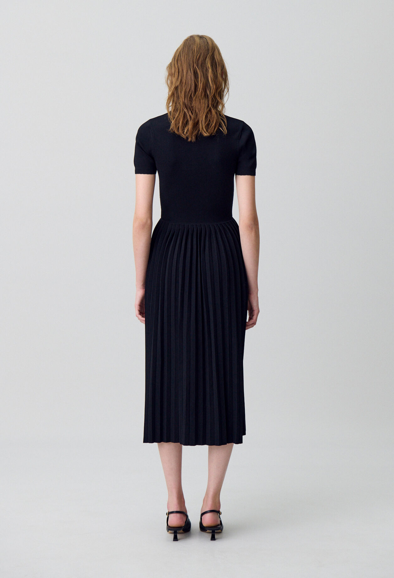 Robe midi maille fine