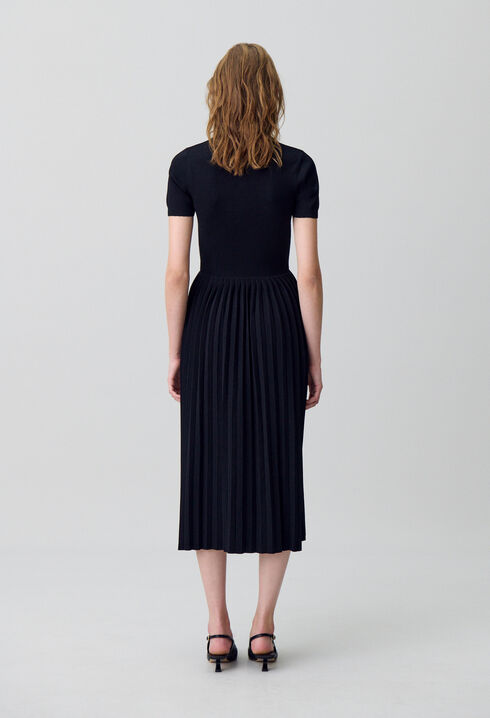 Robe midi maille fine