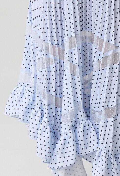 Midikleid mit Punkten