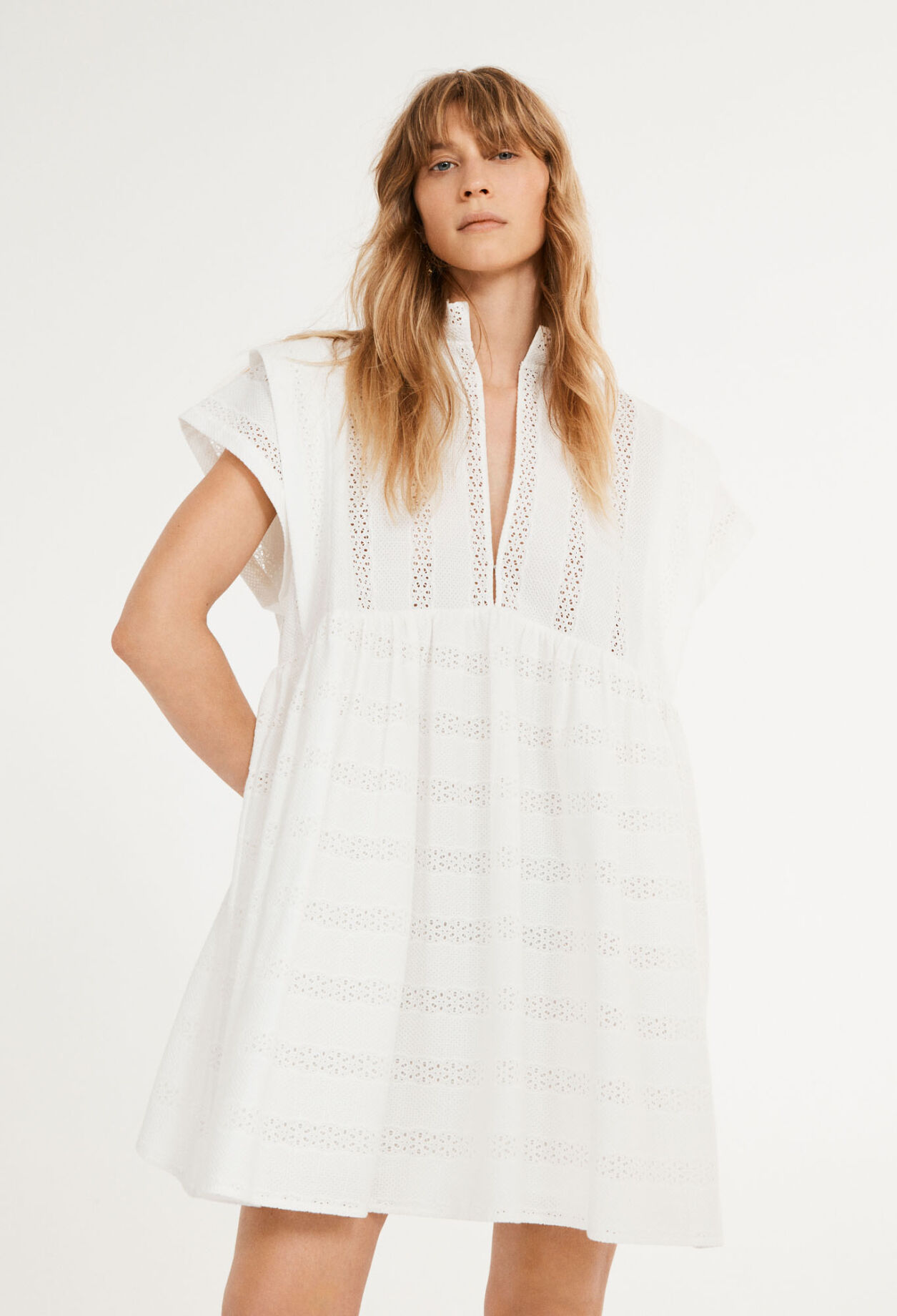 Robe en guipure
