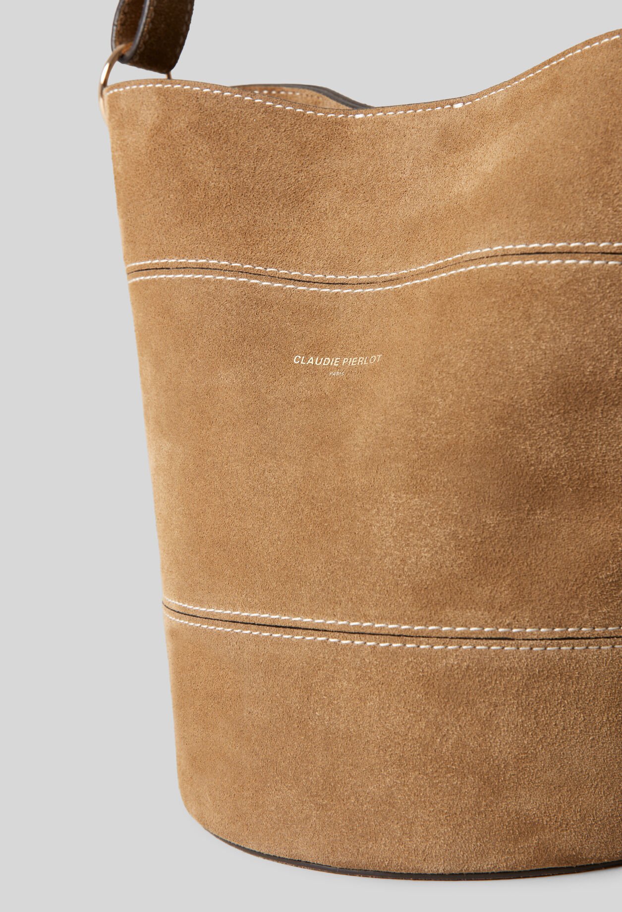 Solveig Suede Bucket Bag