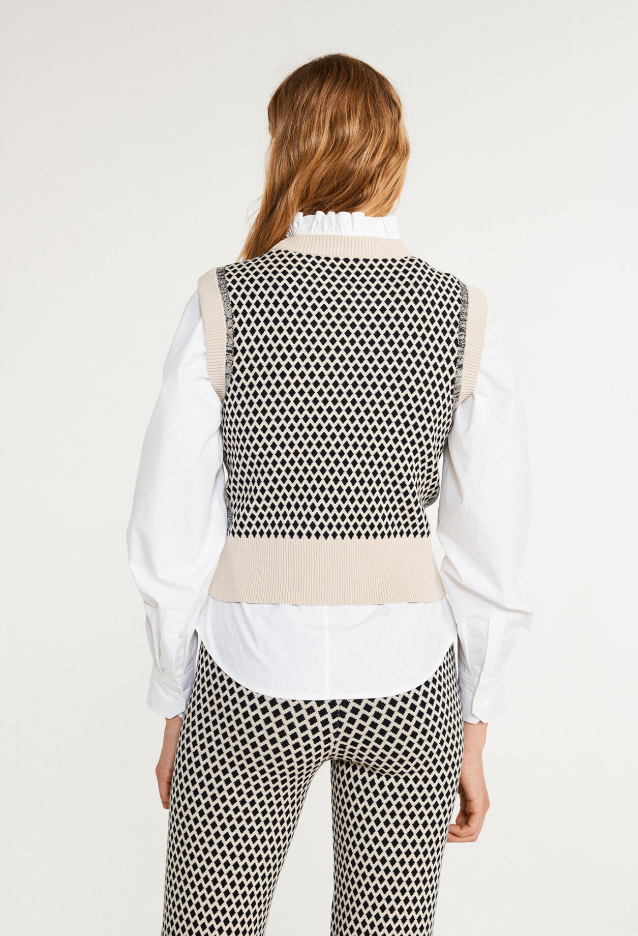 Ärmelloser Pullover