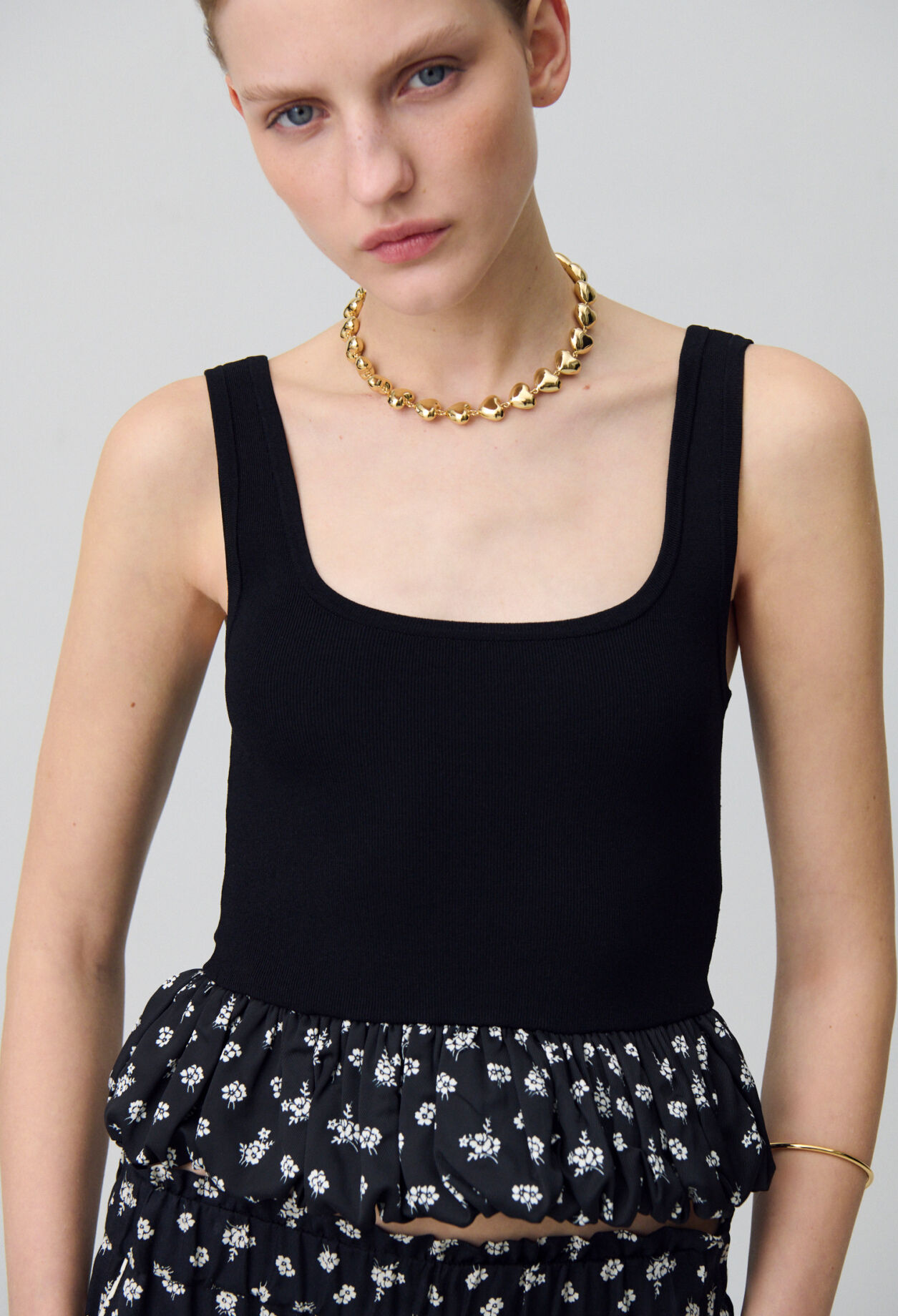 Ruffled Tank Top
