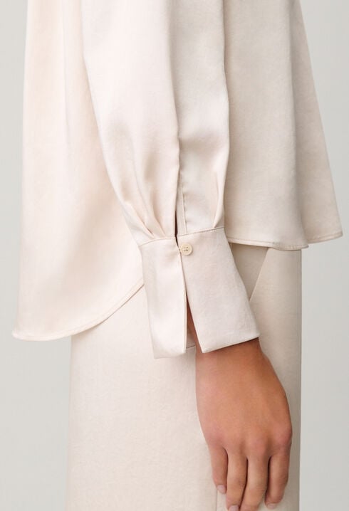 Blouse fluide col