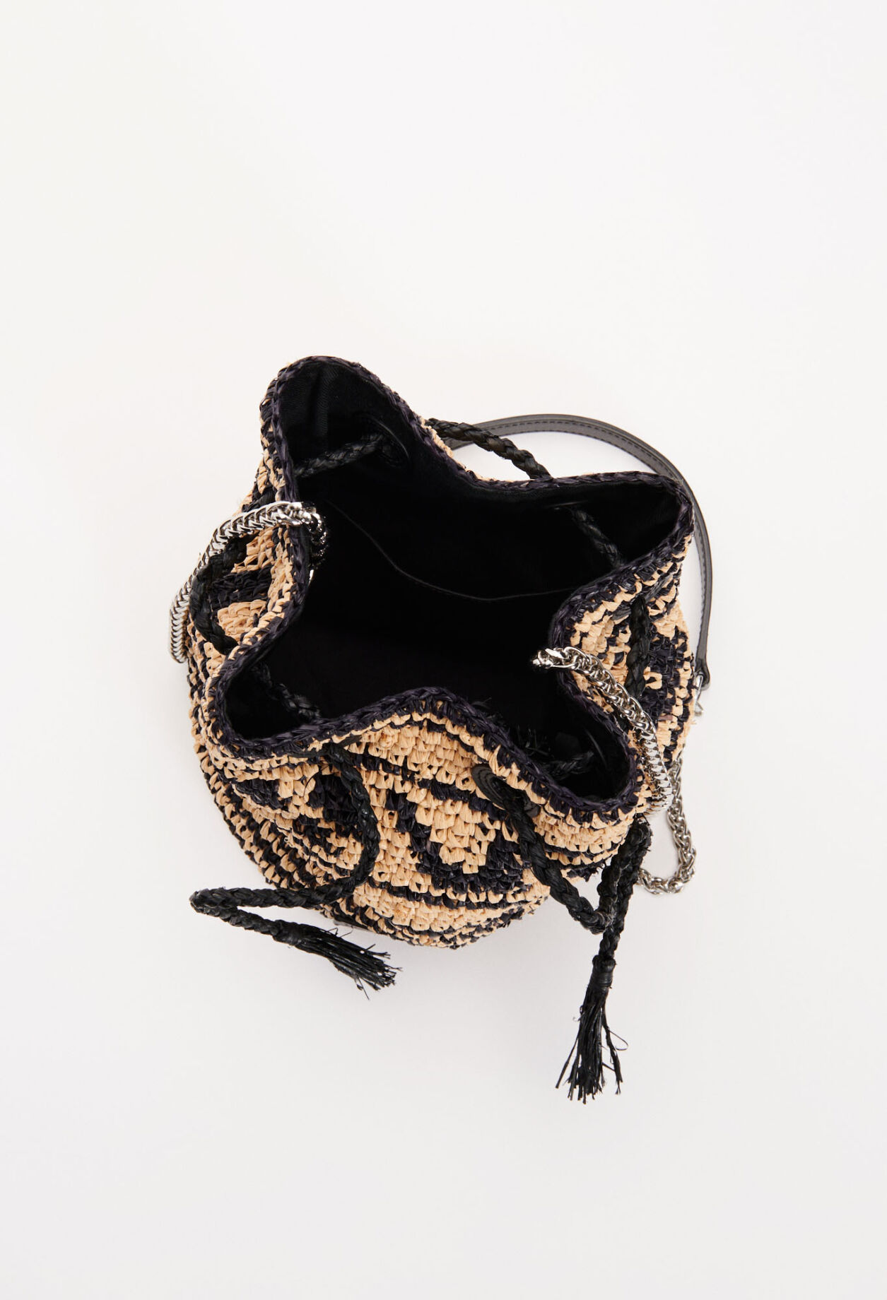 Raffia handbag