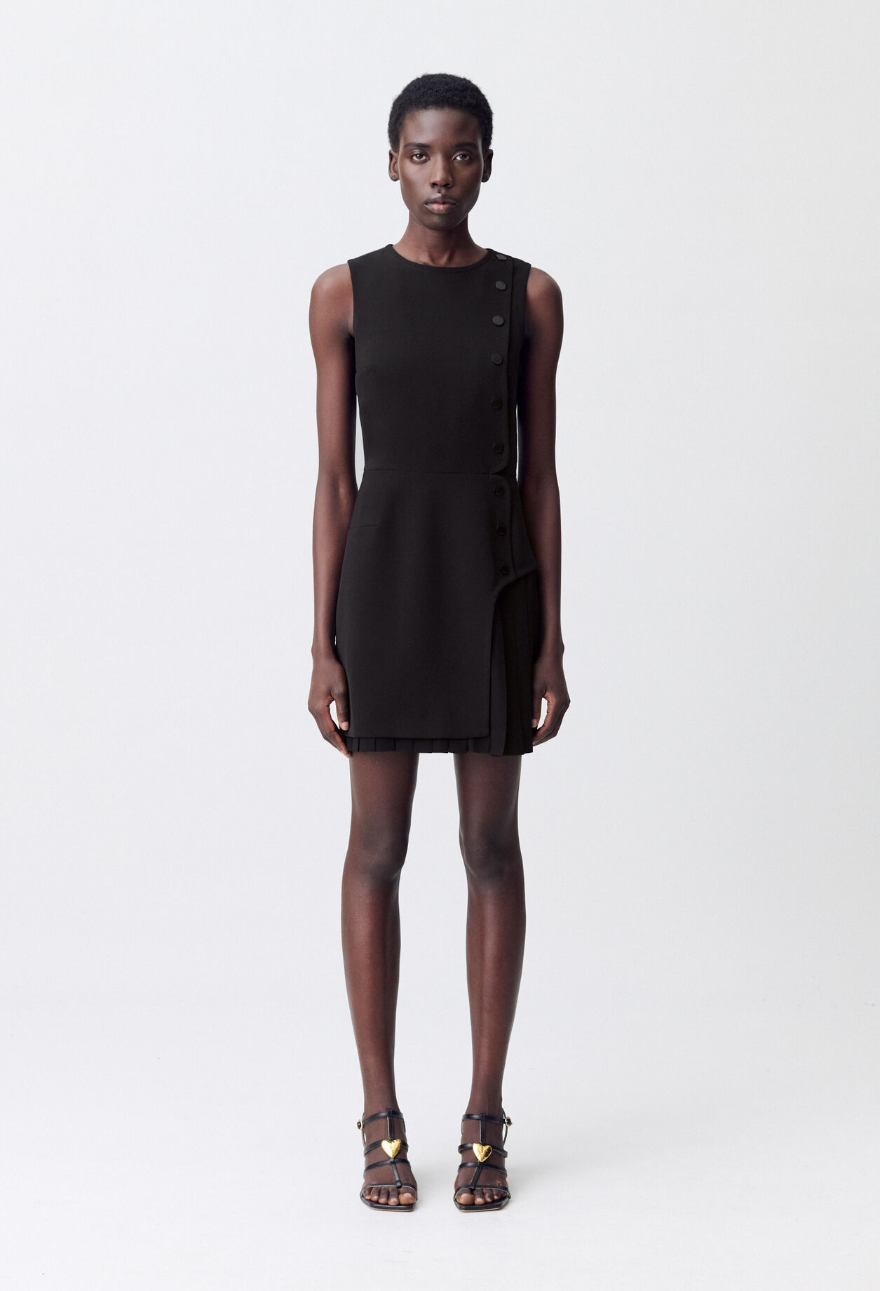 Kurzes Plisseekleid