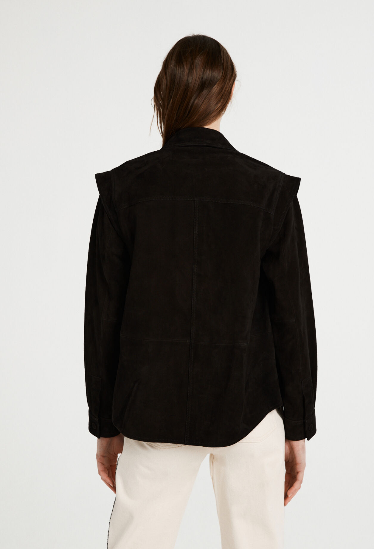 Blouson en suède