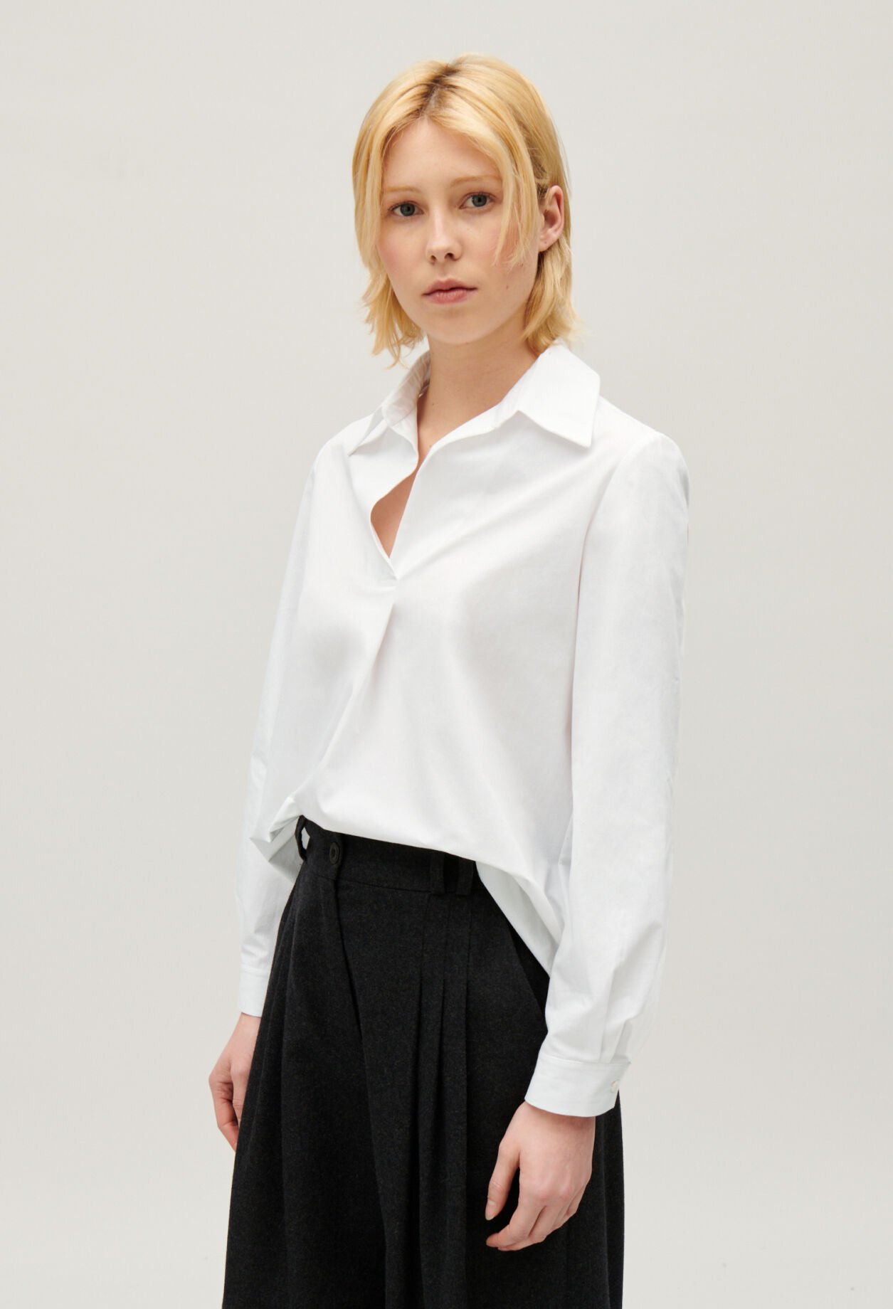 Bluse Baumwolle langärmelig