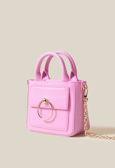 Mini-Tasche Anouck Glattleder Kette