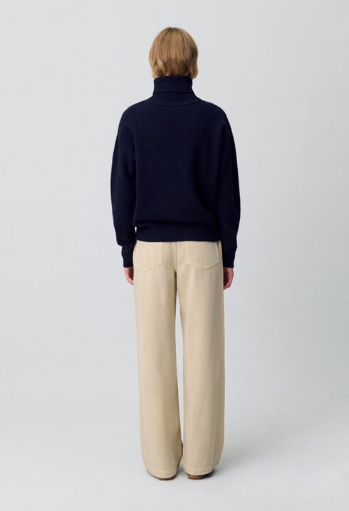 Navy cashmere jumper