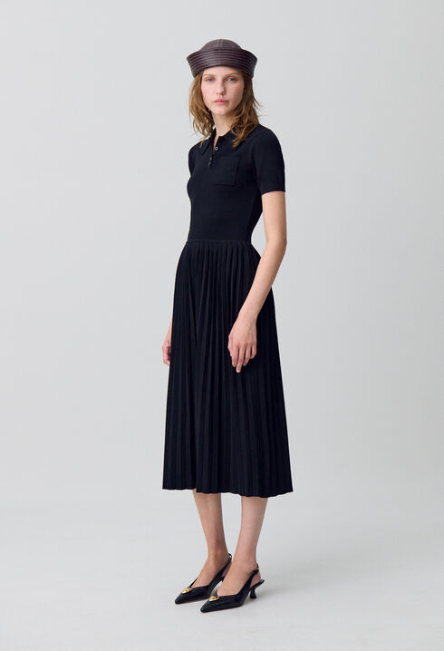 Robe midi maille fine