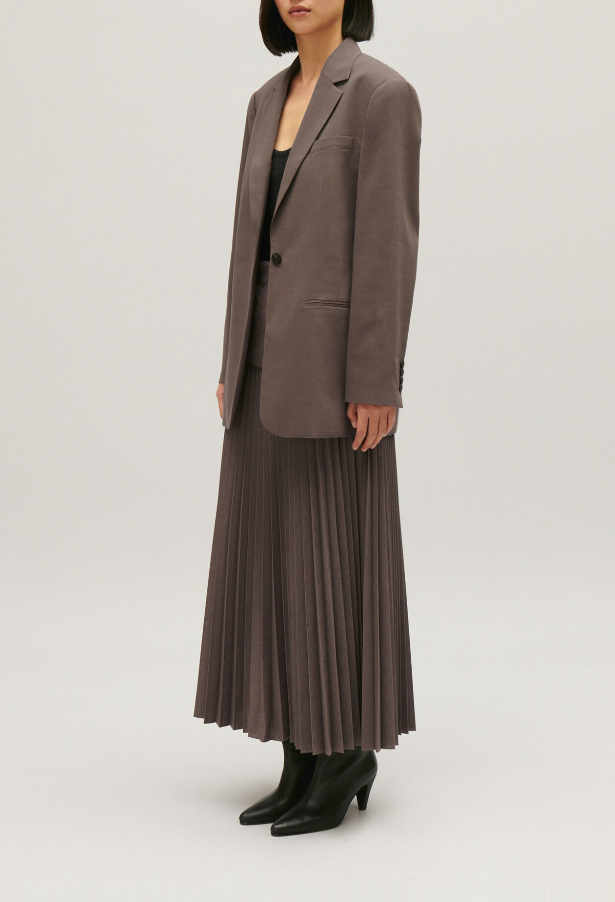 Kastanienbrauner Blazer