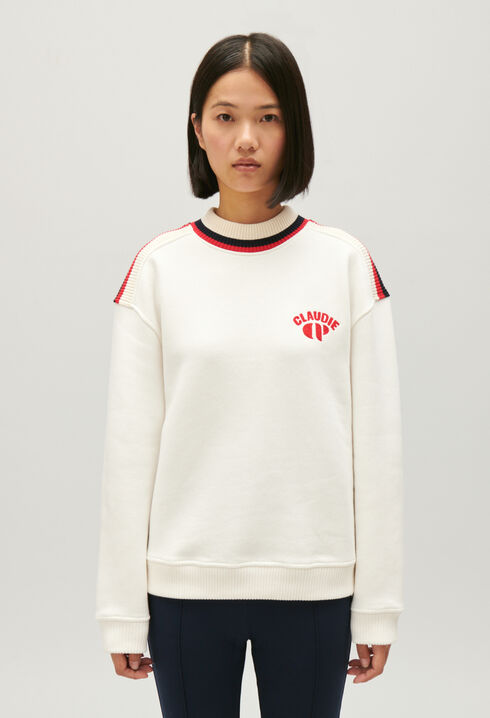 Two-tone sweatshirt