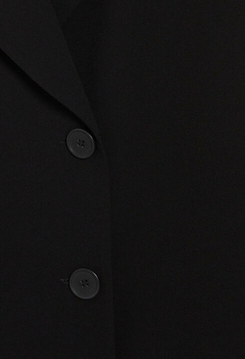 Robe courte tailleur noir