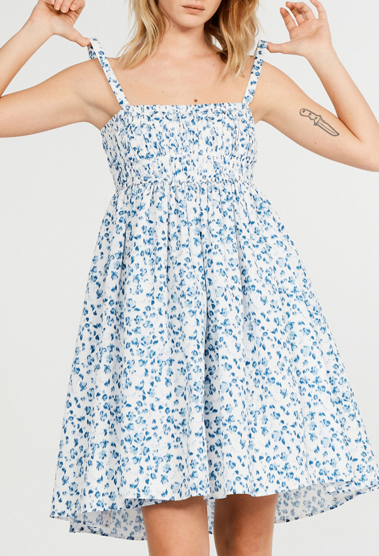 Gemustertes Kleid