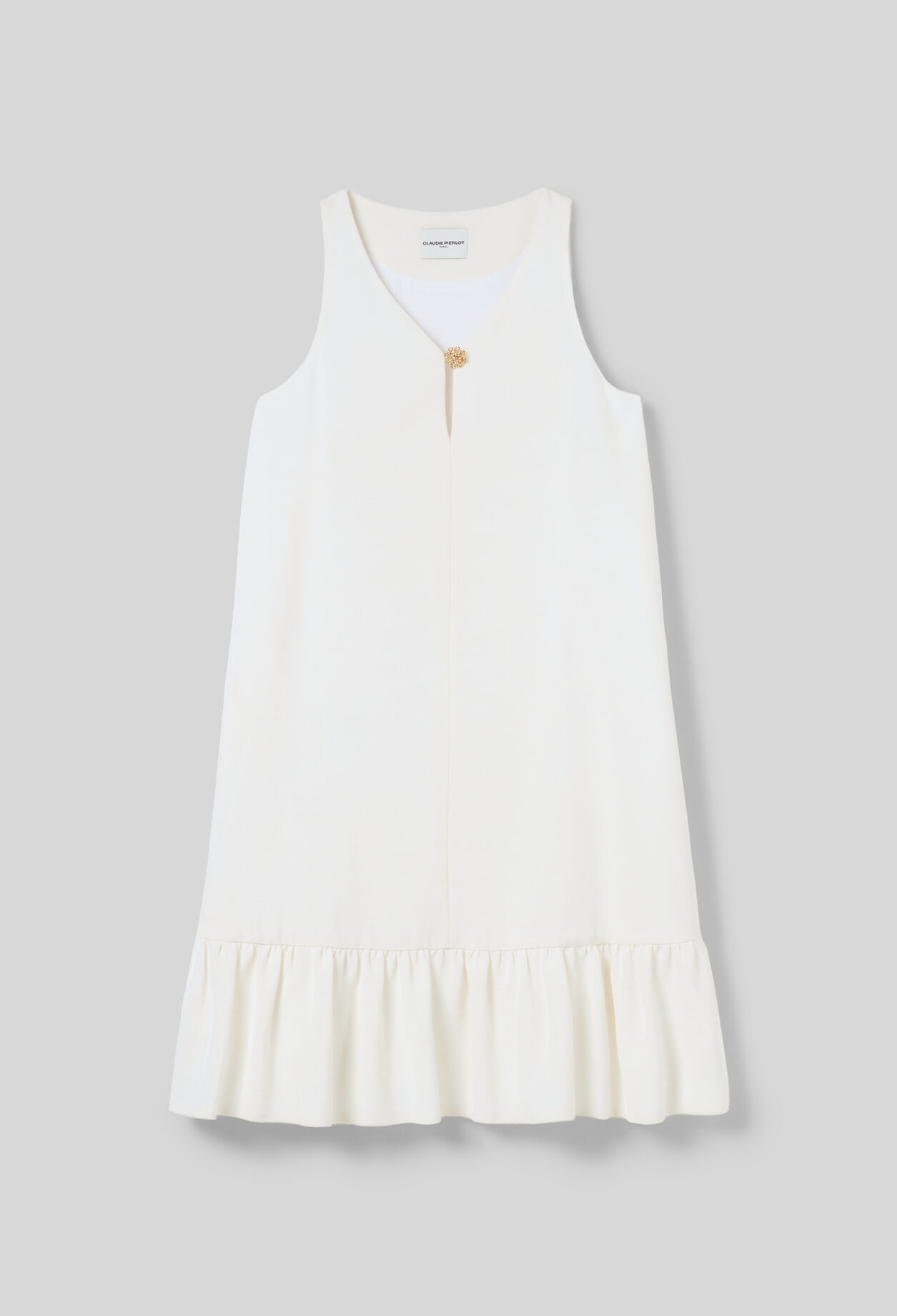 Robe courte sans manches