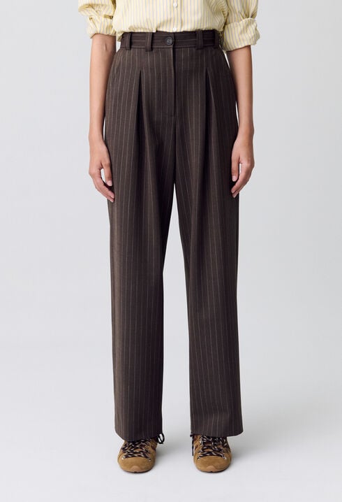 Straight-leg trousers