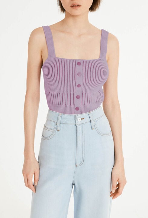 Two-tone vest top