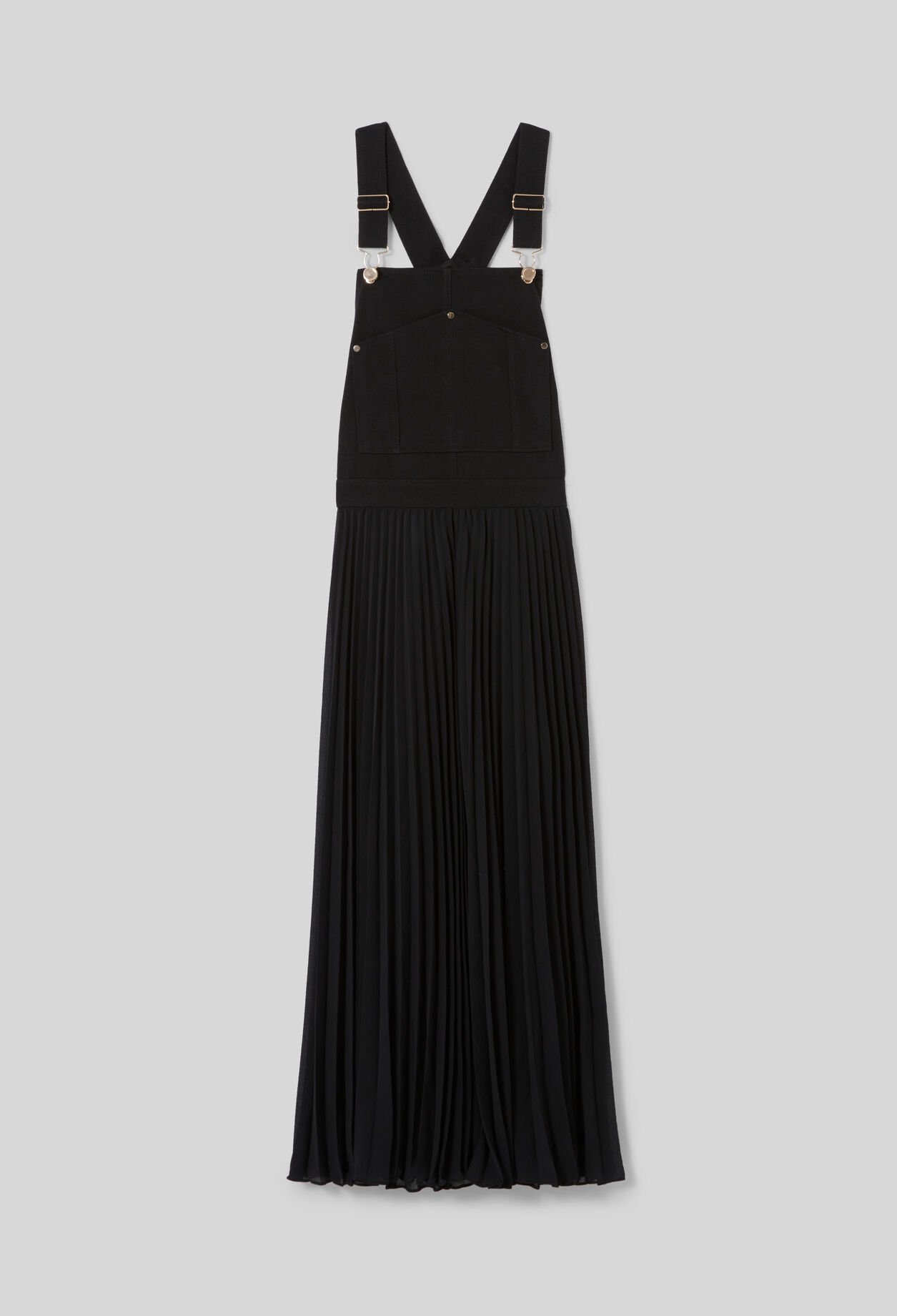 Plissiertes Maxikleid