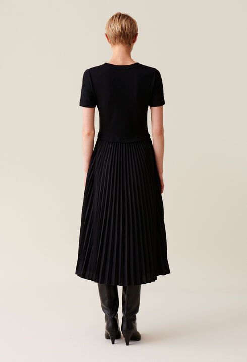 Robe Twist bi-matière