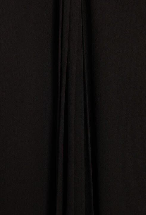 Robe courte plissée noire