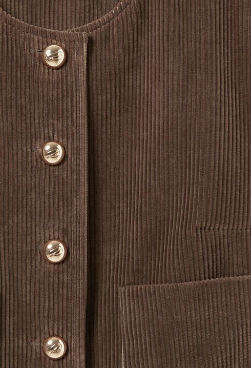 Short Velvet Boxy Jacket