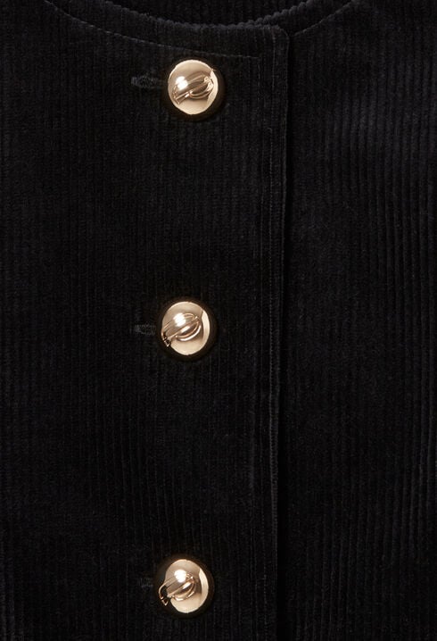 Kurze Boxjacke aus Samt