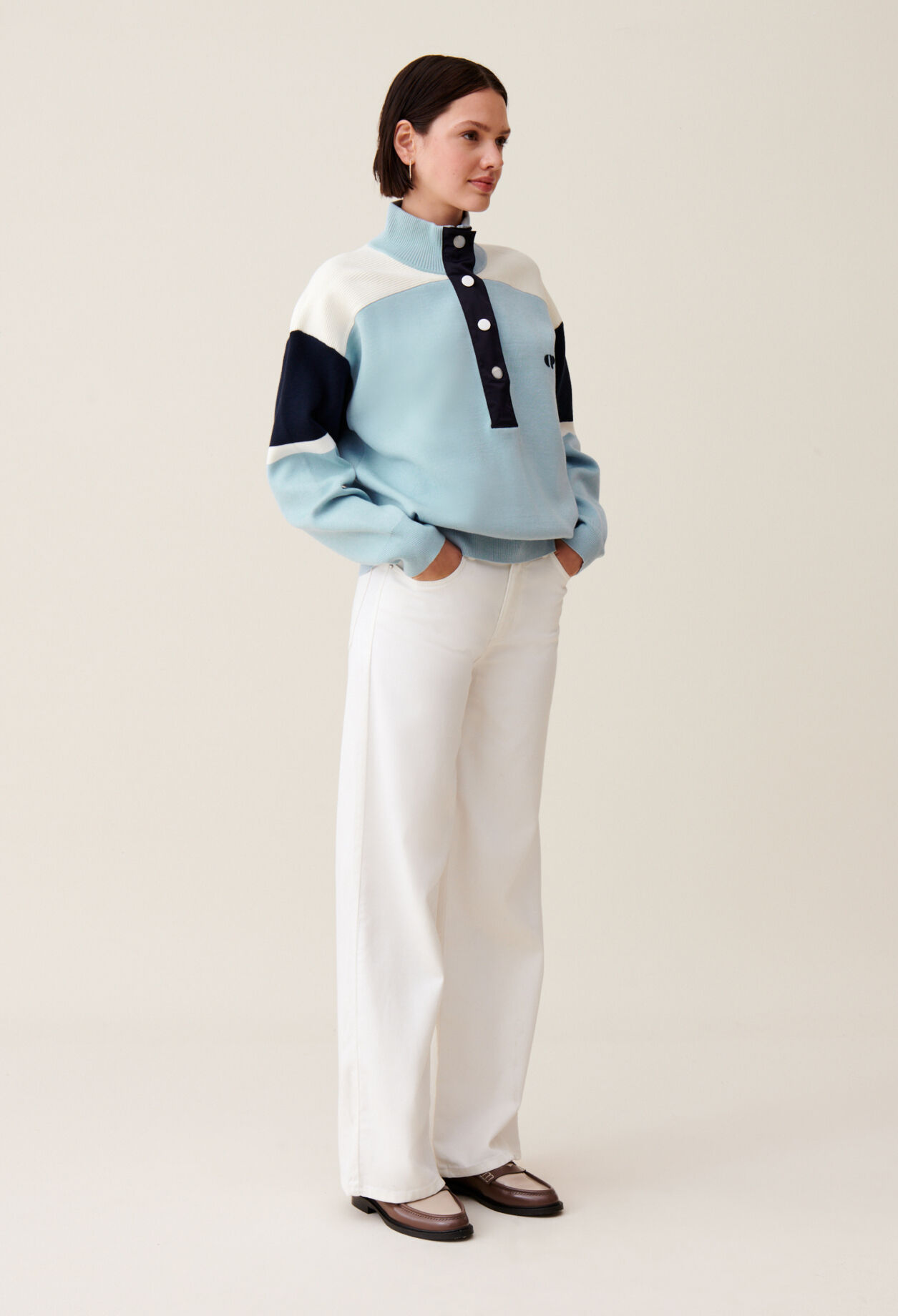 Sweatshirt Minimum col camionneur