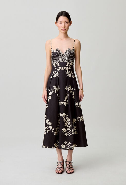 Robe longue d&eacute;collet&eacute;e